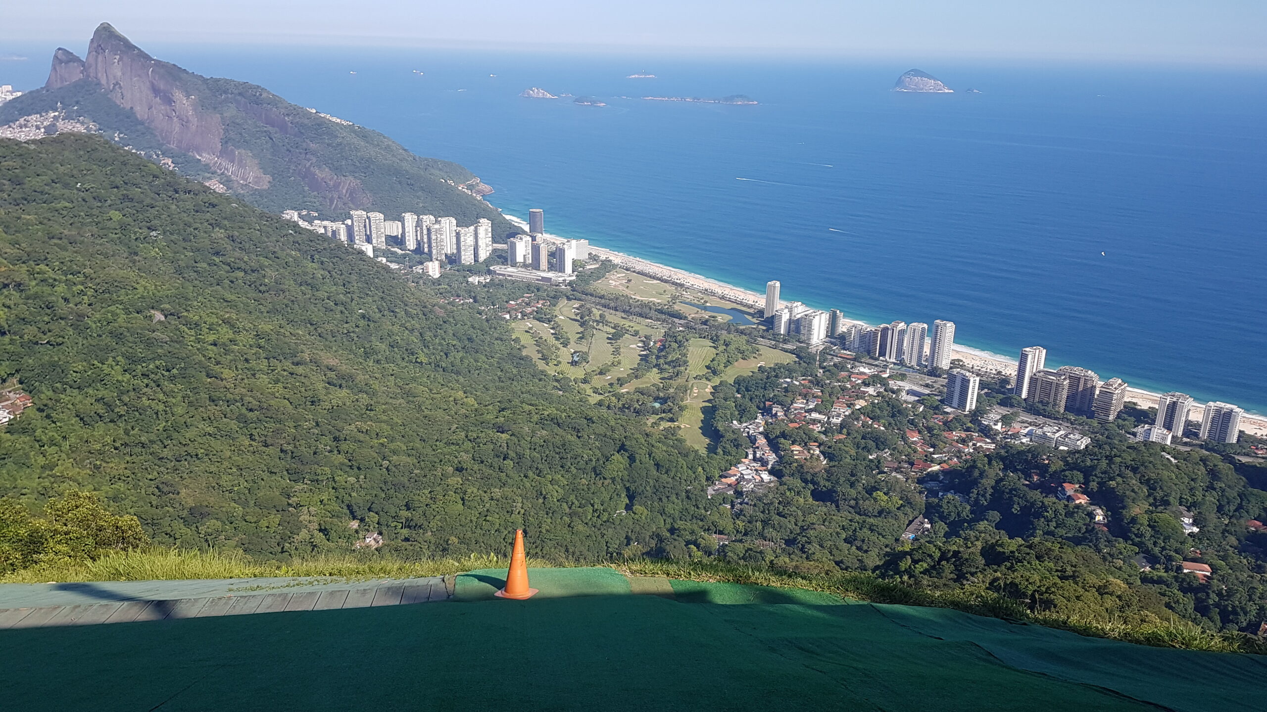 Rampa de voo livre da Pedra Bonita, no Parque Nacional da Tijuca